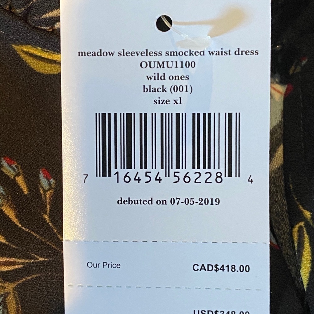 Kate Spade Meadow Sleeveless Smocked Waist Dress​​​​​​​​​ - Picture 10 of 12